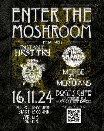 Tickets für ENTER THE MOSHROOM am 16.11.2024 - Karten kaufen